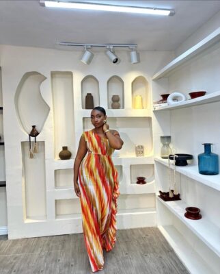 MONOSTRAP MAXI DRESS