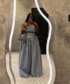 Cotton Wide leg pant
